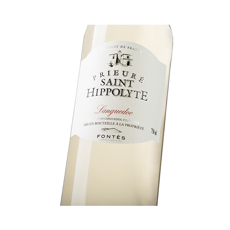 Prieuré Saint Hippolyte, Vin AOP Blanc du Languedoc, Cave Coopérative La Fontésole - Les Vignerons de Fontès