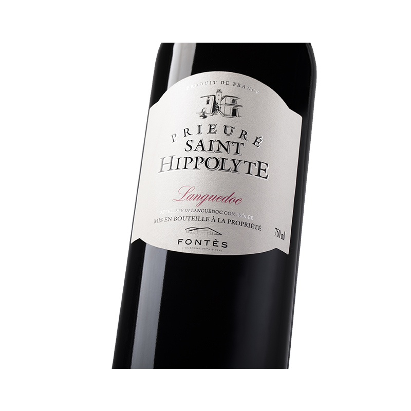 Prieuré Saint Hippolyte, Vin AOP Rouge du Languedoc, Cave Coopérative La Fontesole des Vignerons de Fontès