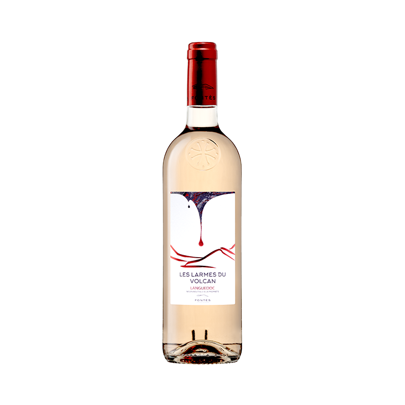 Les Larmes du Volcan rosé AOP Languedoc - Fontès cooperative cellar