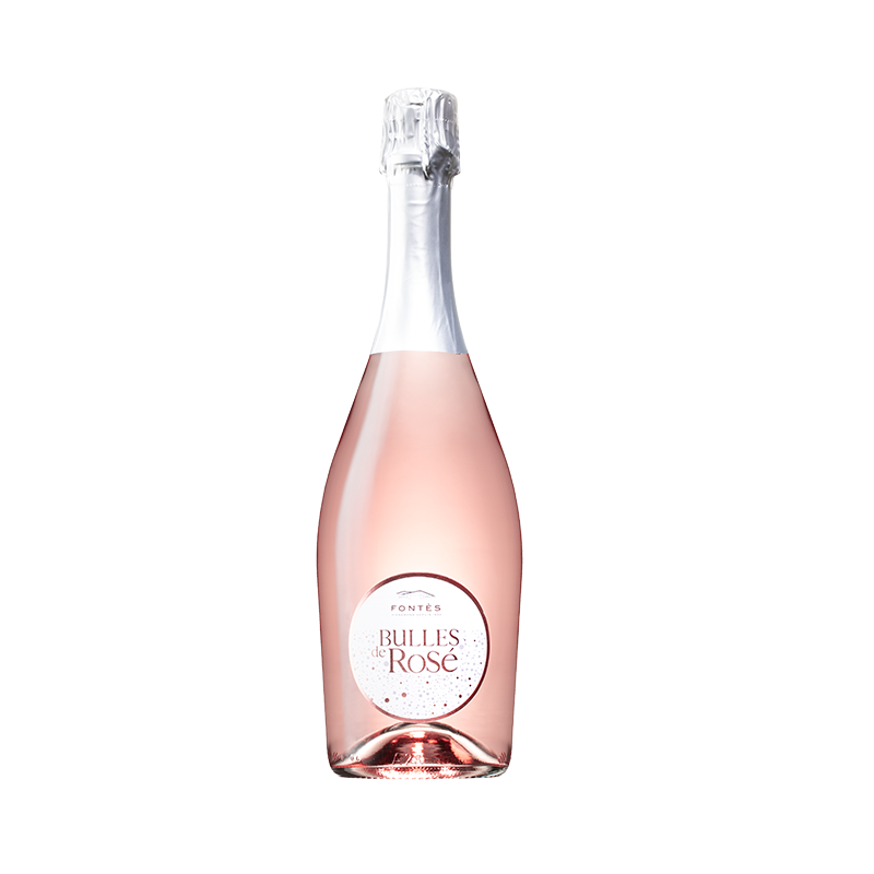 Bulles de Rosé Semi-dry sparkling wine - Fontès cooperative cellar