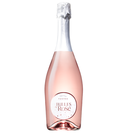 Bulles de Rosé, Vin Mousseux, Cave Coopérative La Fontesole des Vignerons de Fontès