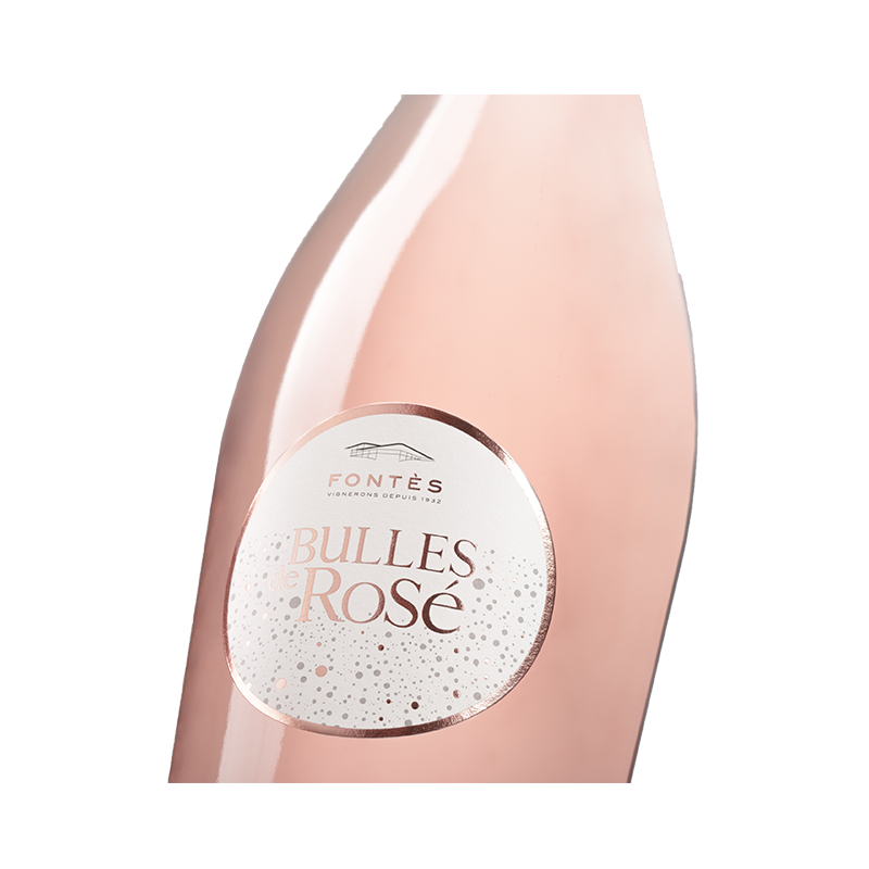 Bulles de Rosé Semi-dry sparkling wine - Fontès cooperative cellar