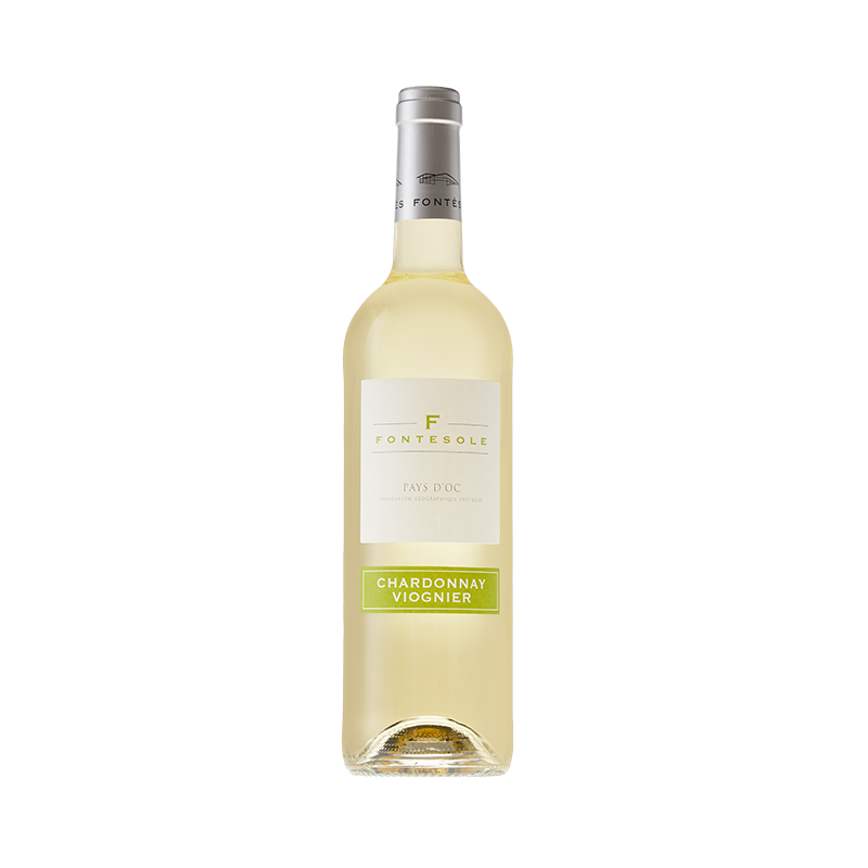 Fontesole Chardonnay Viognier white IGP Oc - Fontès cooperative cellar