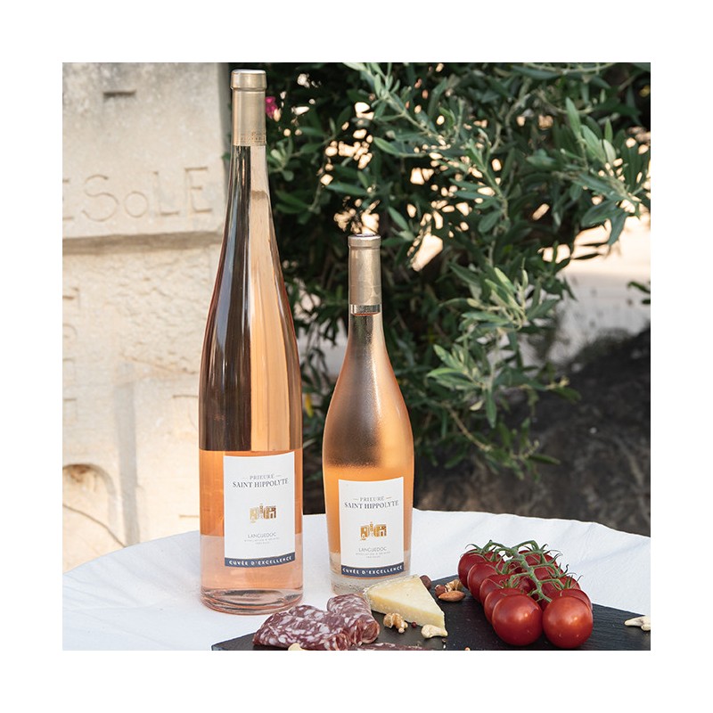 Cuvée Excellence St-Hippolyte rosé AOP Lg -Cave coopérative de Fontès