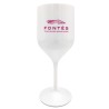 6 LOGO FONTES white wine glasses - Fontès cooperative cellar