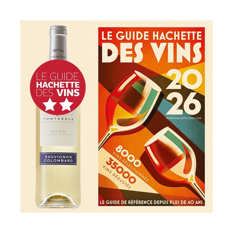 Fontesole Sauvignon Colombard blanc IGP Oc -Cave coopérative de Fontès