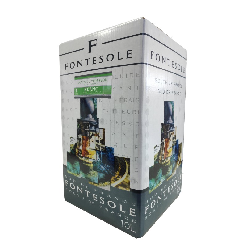 Cubi Fontesole white IGP PAYS D’HERAULT - Fontès cooperative cellar