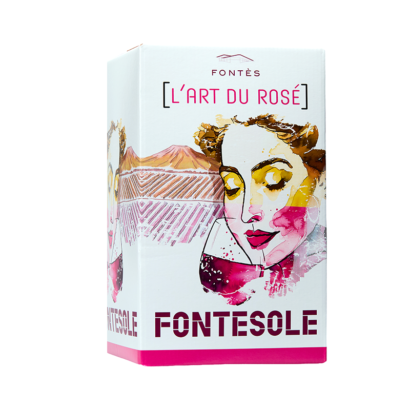 Cubi Fontesole rosé IGP PAYS D’HERAULT - Fontès cooperative cellar